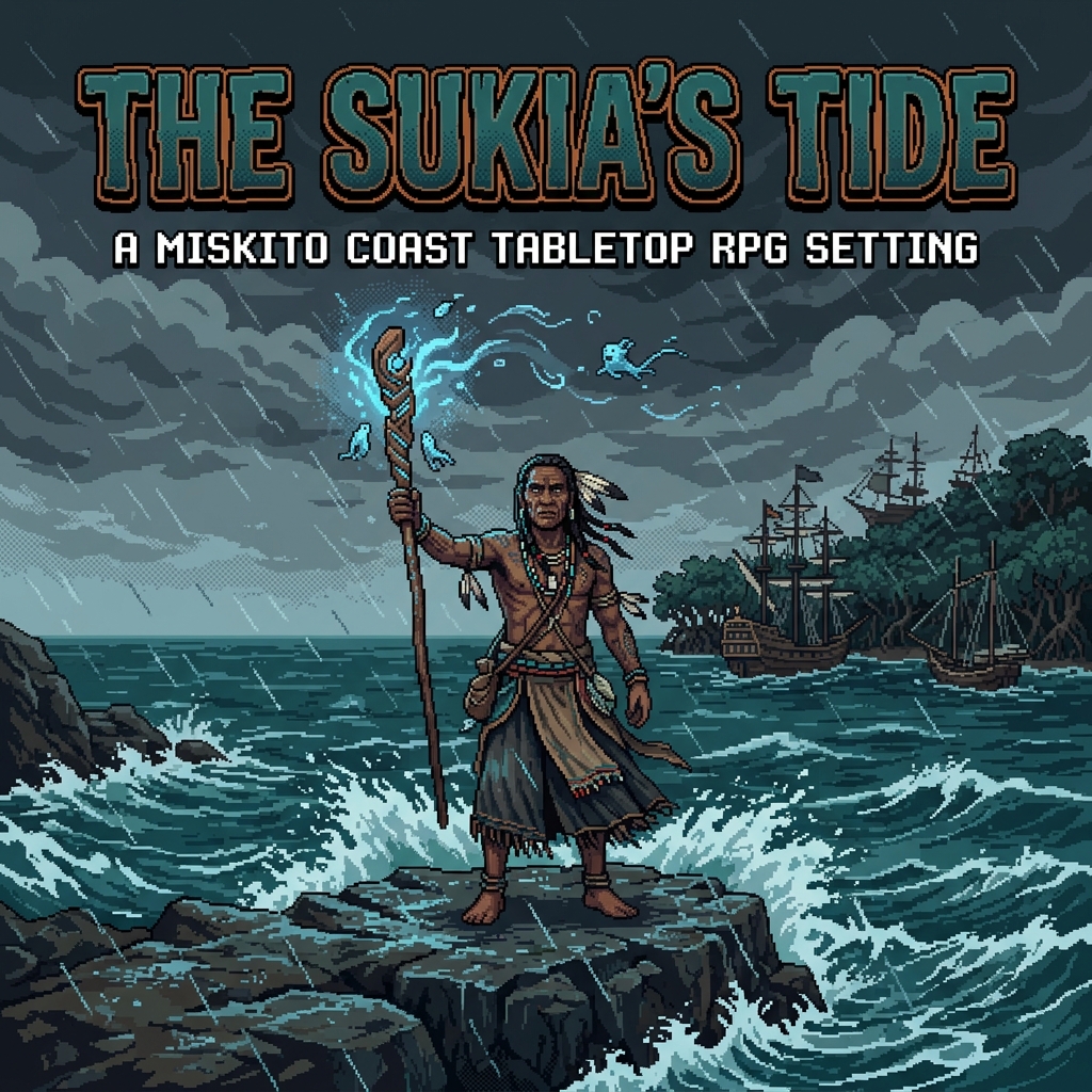 Pixel art cover of The Sukia's Tide by Alex Merced